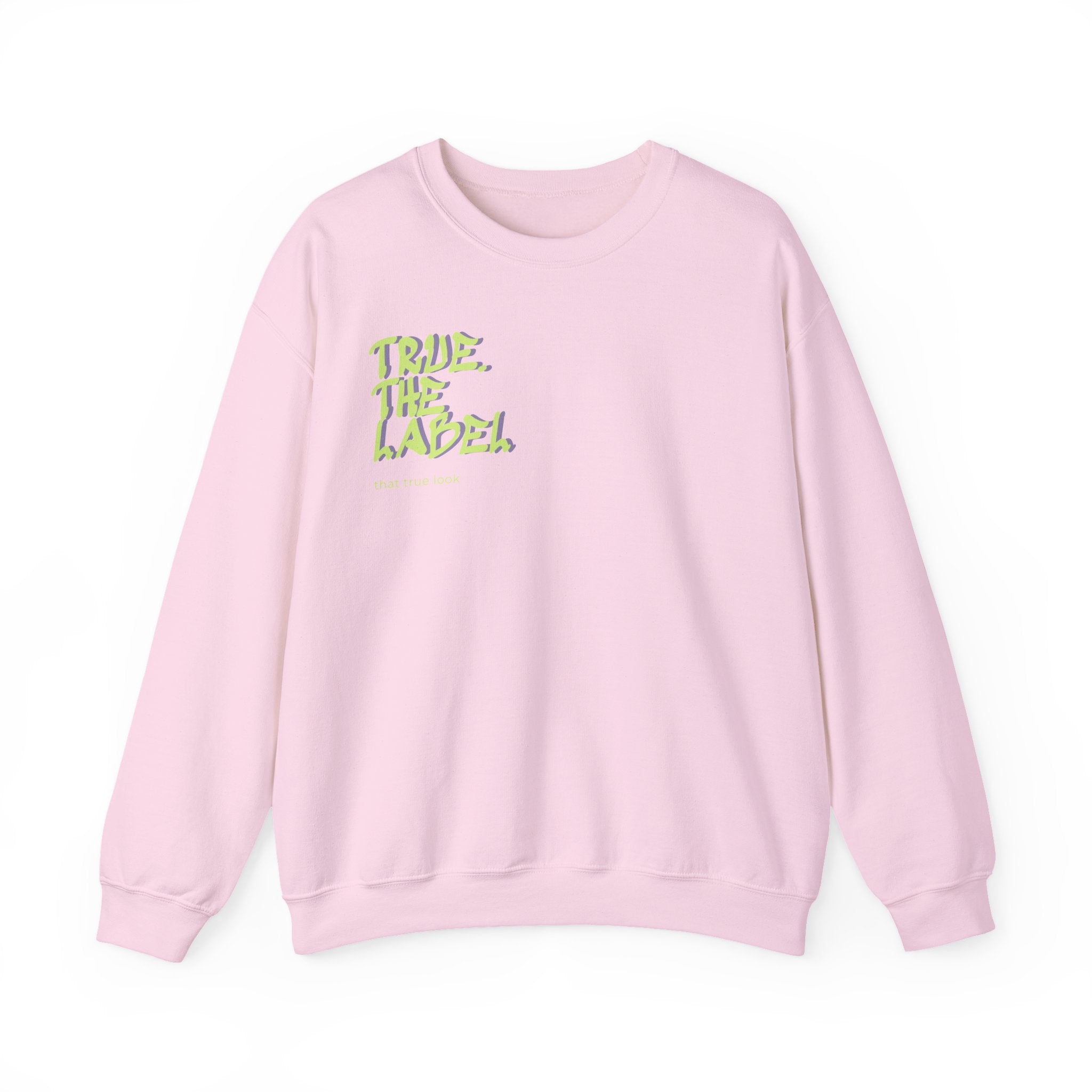 True. the Label Logo Unisex Crewneck - Medium Thickness