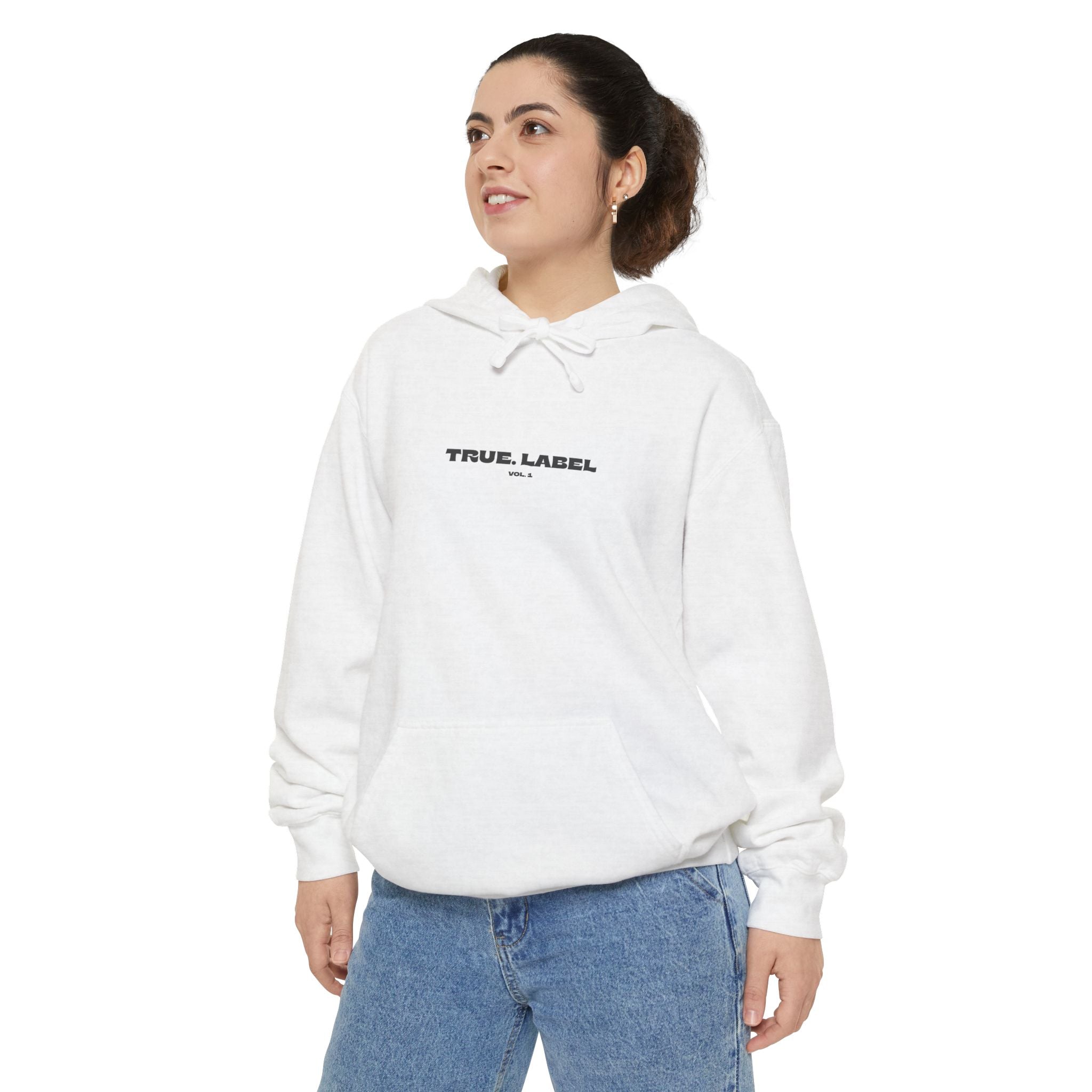 Unisex Garment-Dyed Relaxed Fit Thick True. Label Hoodie