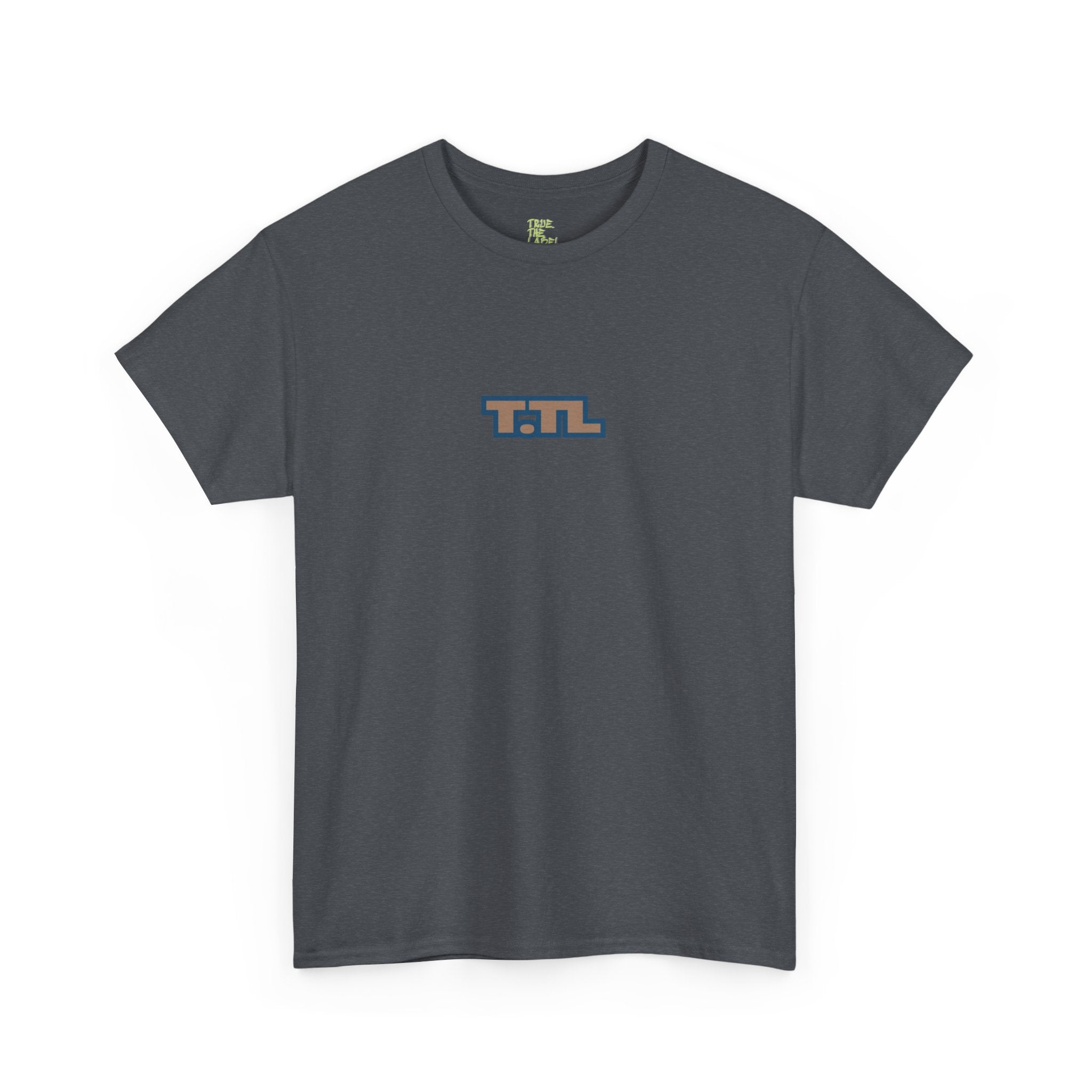 Unisex Heavy Cotton Tee with Retro Graphic