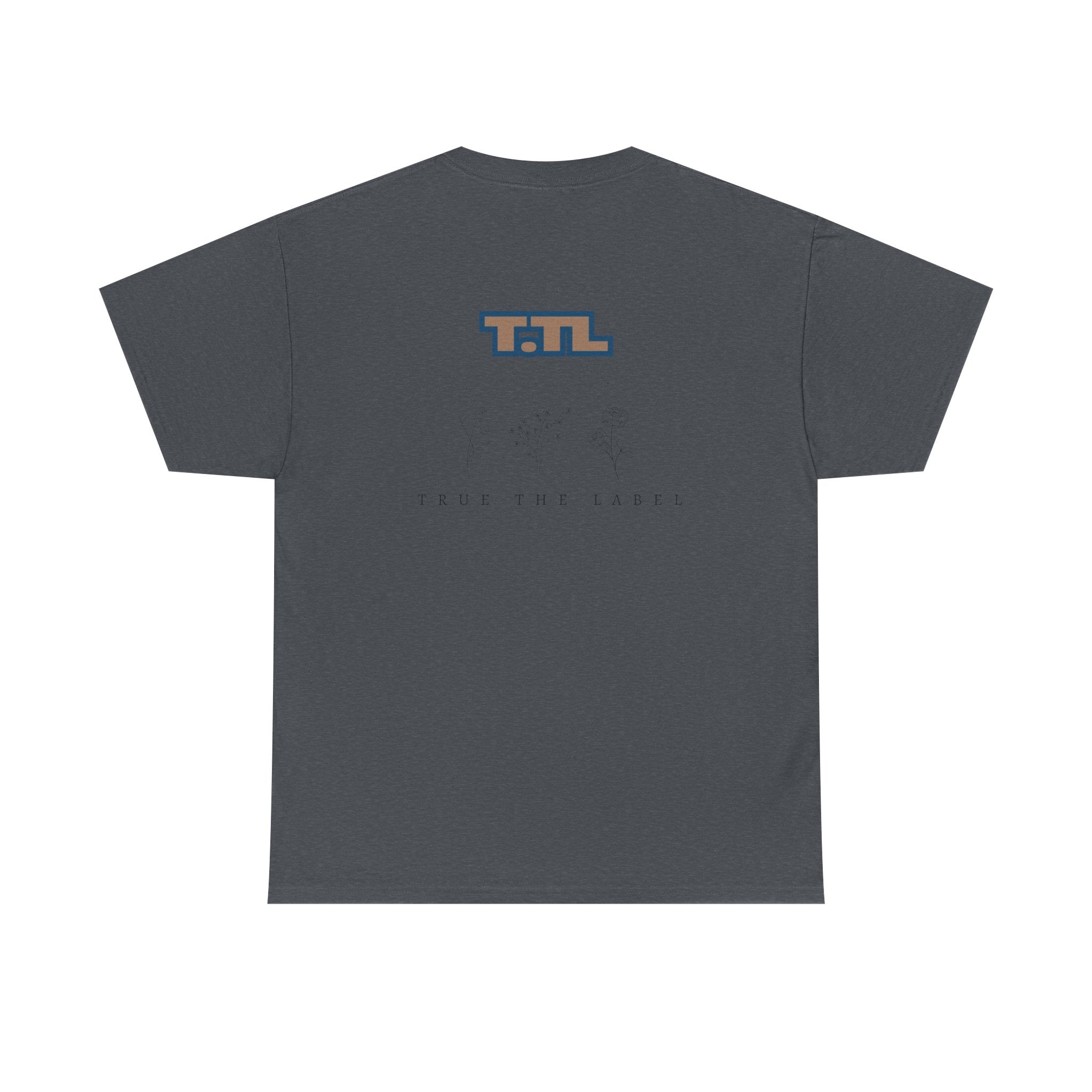 Unisex Heavy Cotton Tee with Retro Graphic