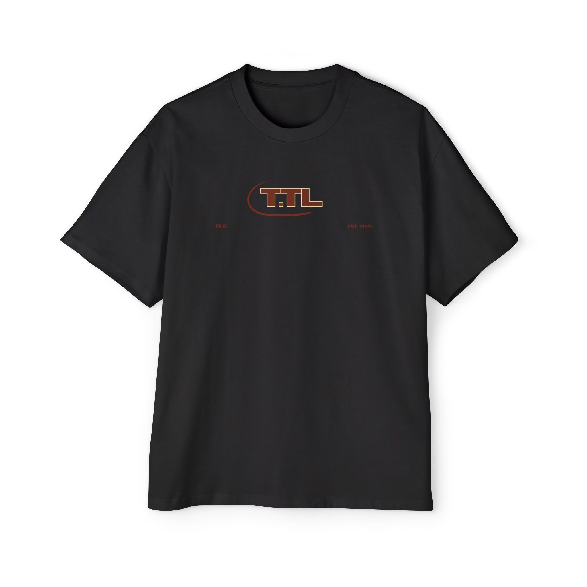 Men's Heavy Oversized Tee with Vintage T.T.L. Design