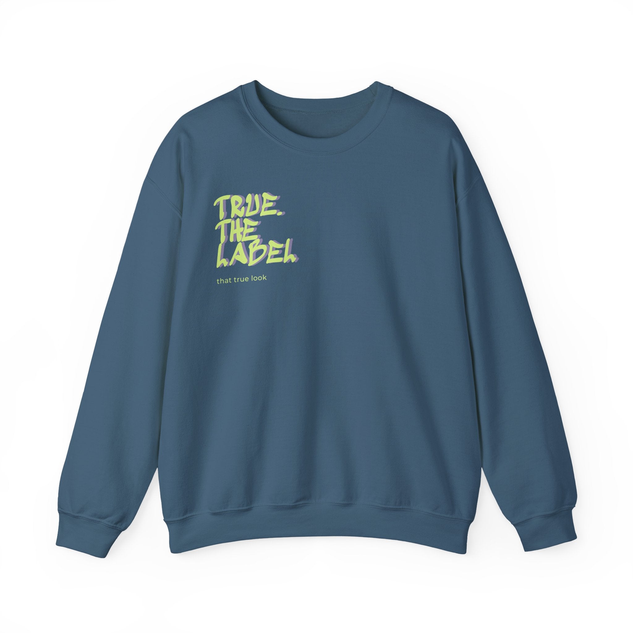 True. the Label Logo Unisex Crewneck - Medium Thickness