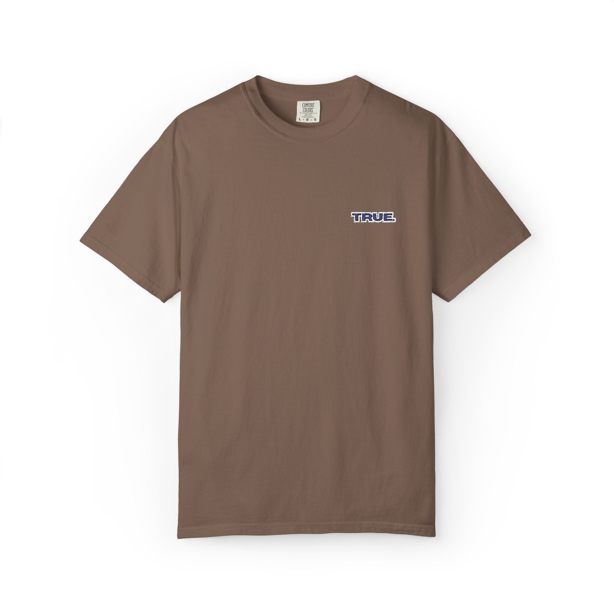 Casual Unisex Embroidery True. Design Tee - Casual Long Fit