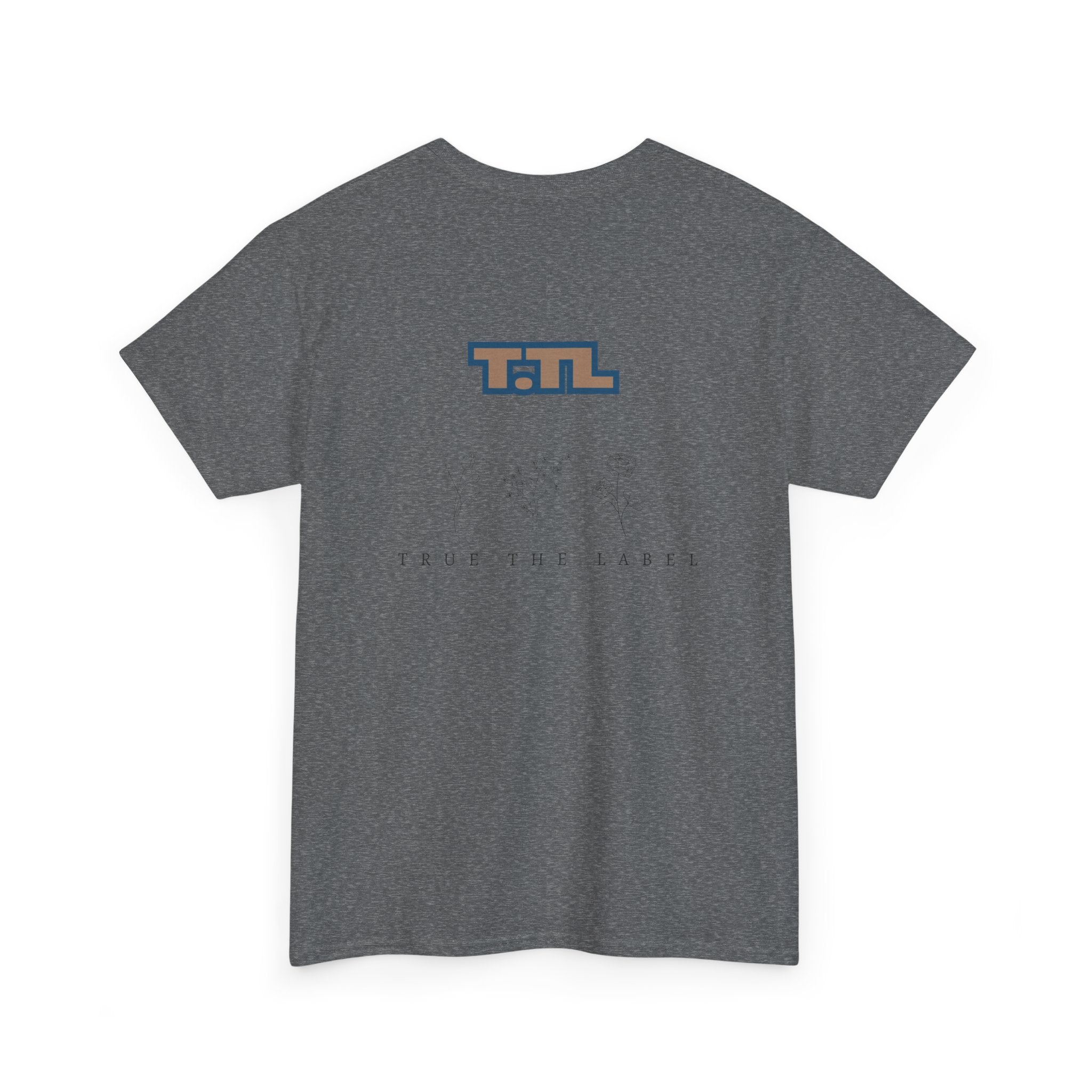 Unisex Heavy Cotton Tee with Retro Graphic