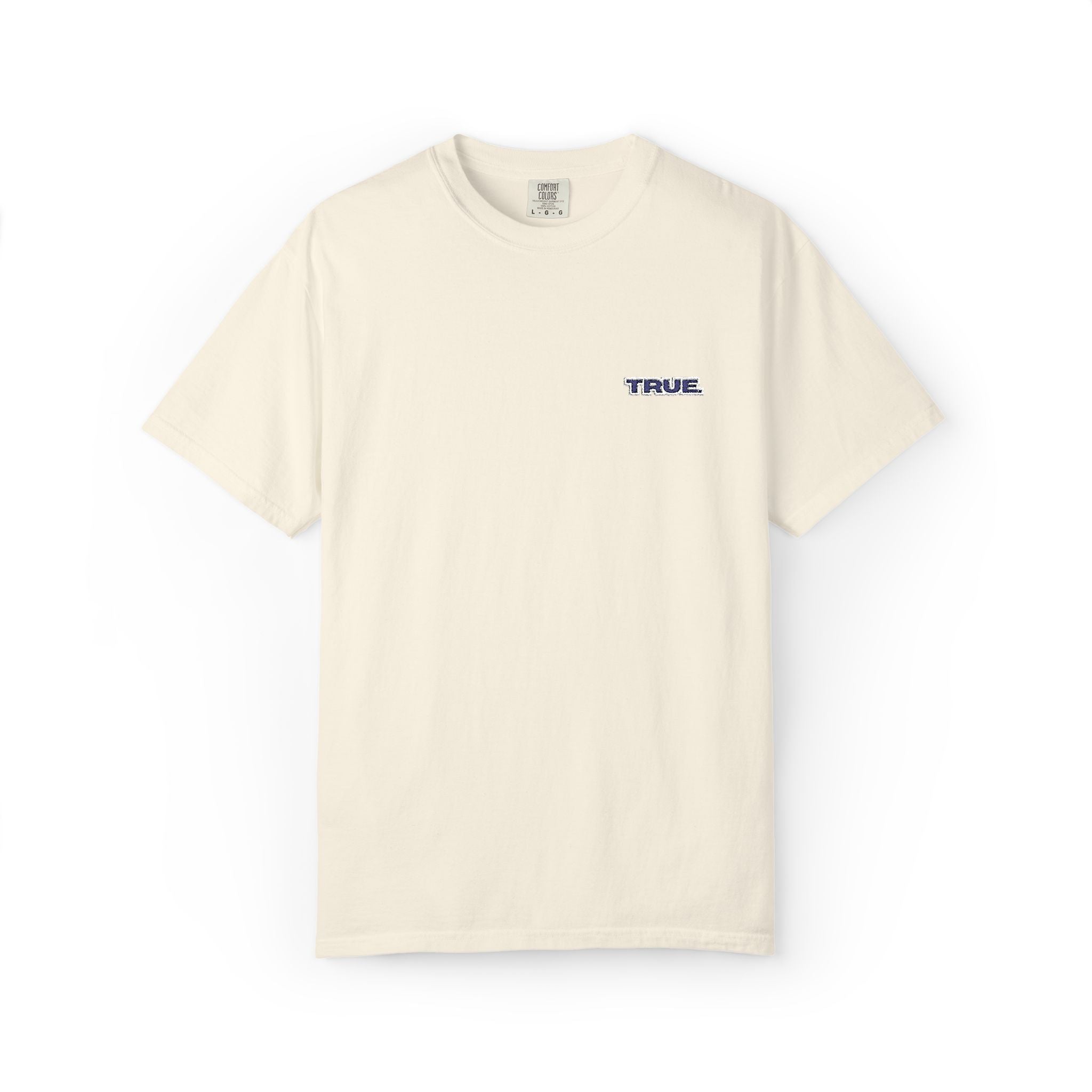 Casual Unisex Embroidery True. Design Tee - Casual Long Fit