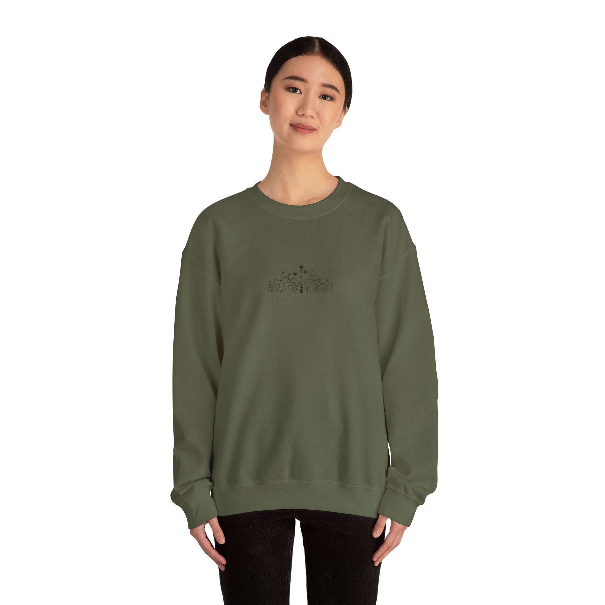 Sunflower Crewneck 50% Cotton/50% Polyester True. Design
