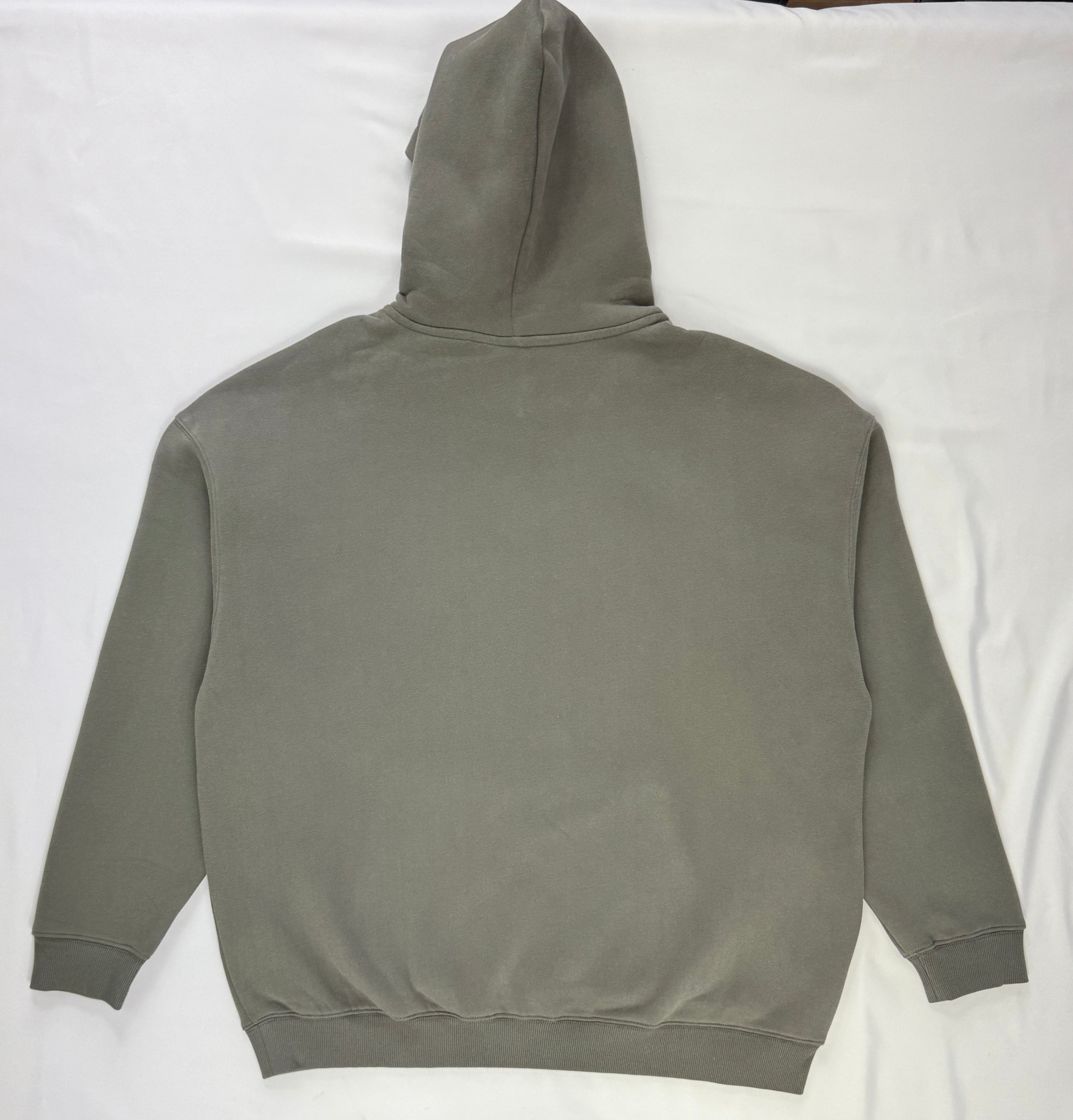 Oversized Fleece Hoodie with Light Blue True. Label Design