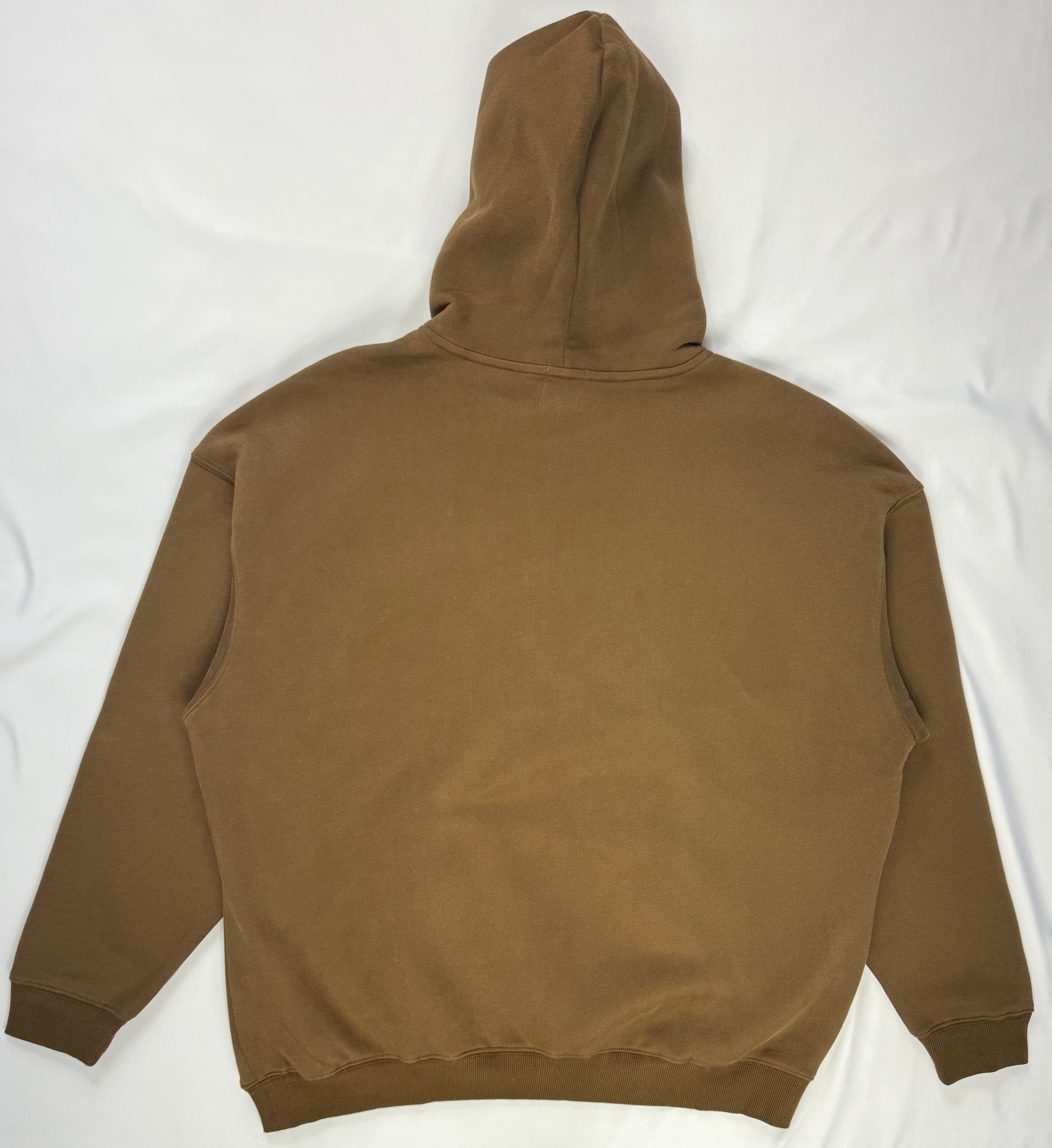 Oversized Fleece Hoodie with Light Blue True. Label Design