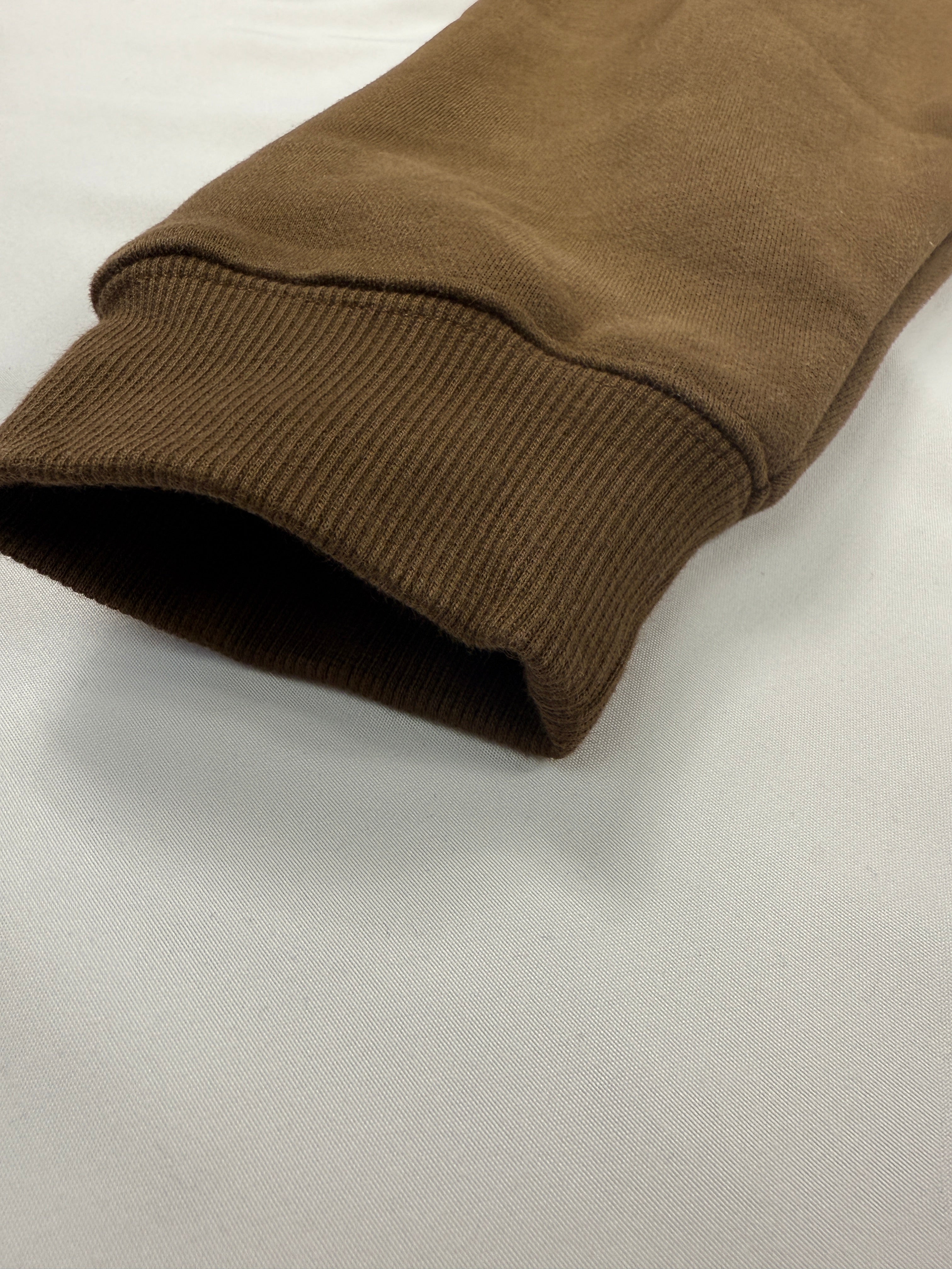 Oversized Fleece Hoodie with Light Blue True. Label Design