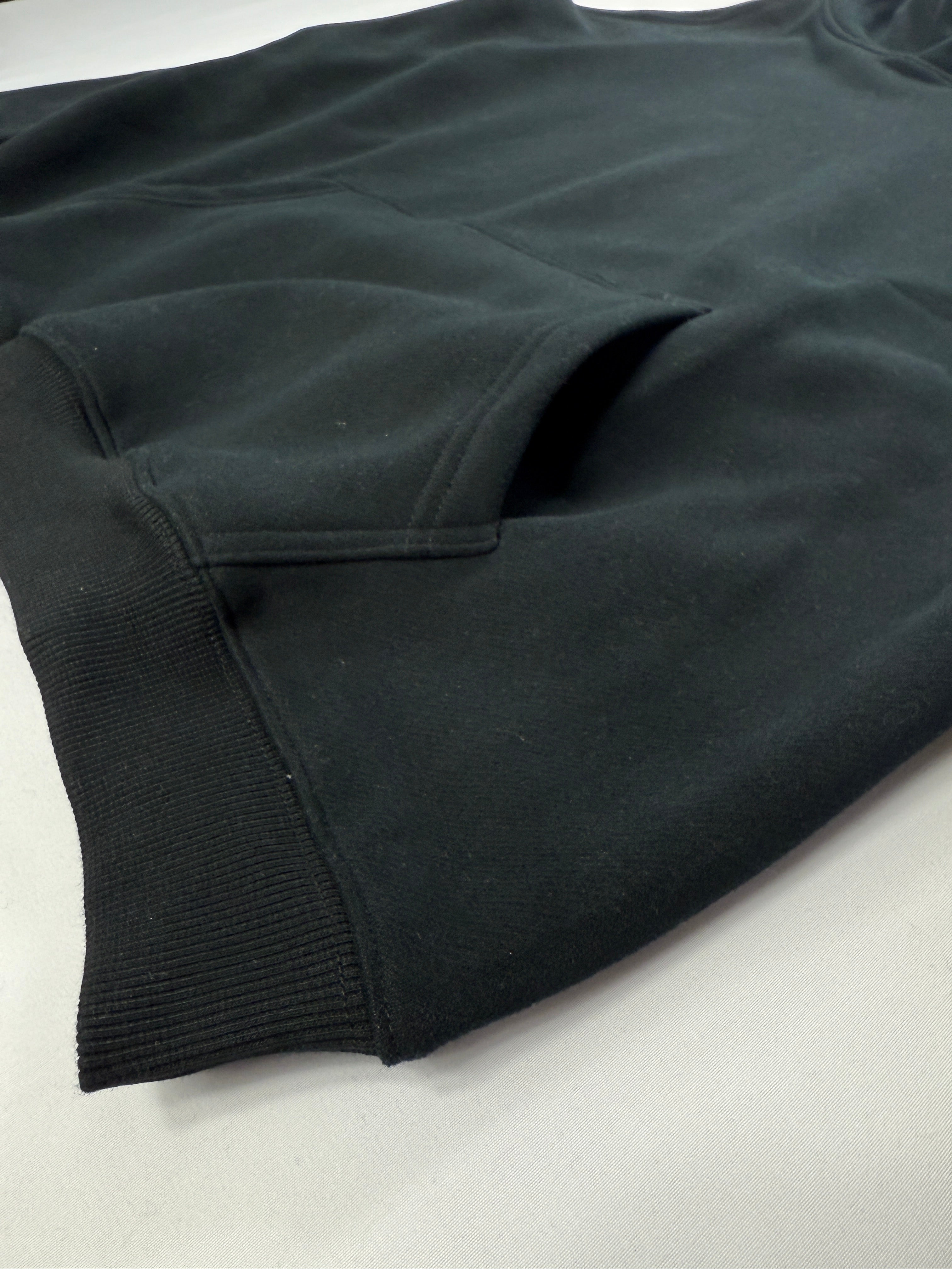 Oversized Fleece Hoodie with Light Blue True. Label Design