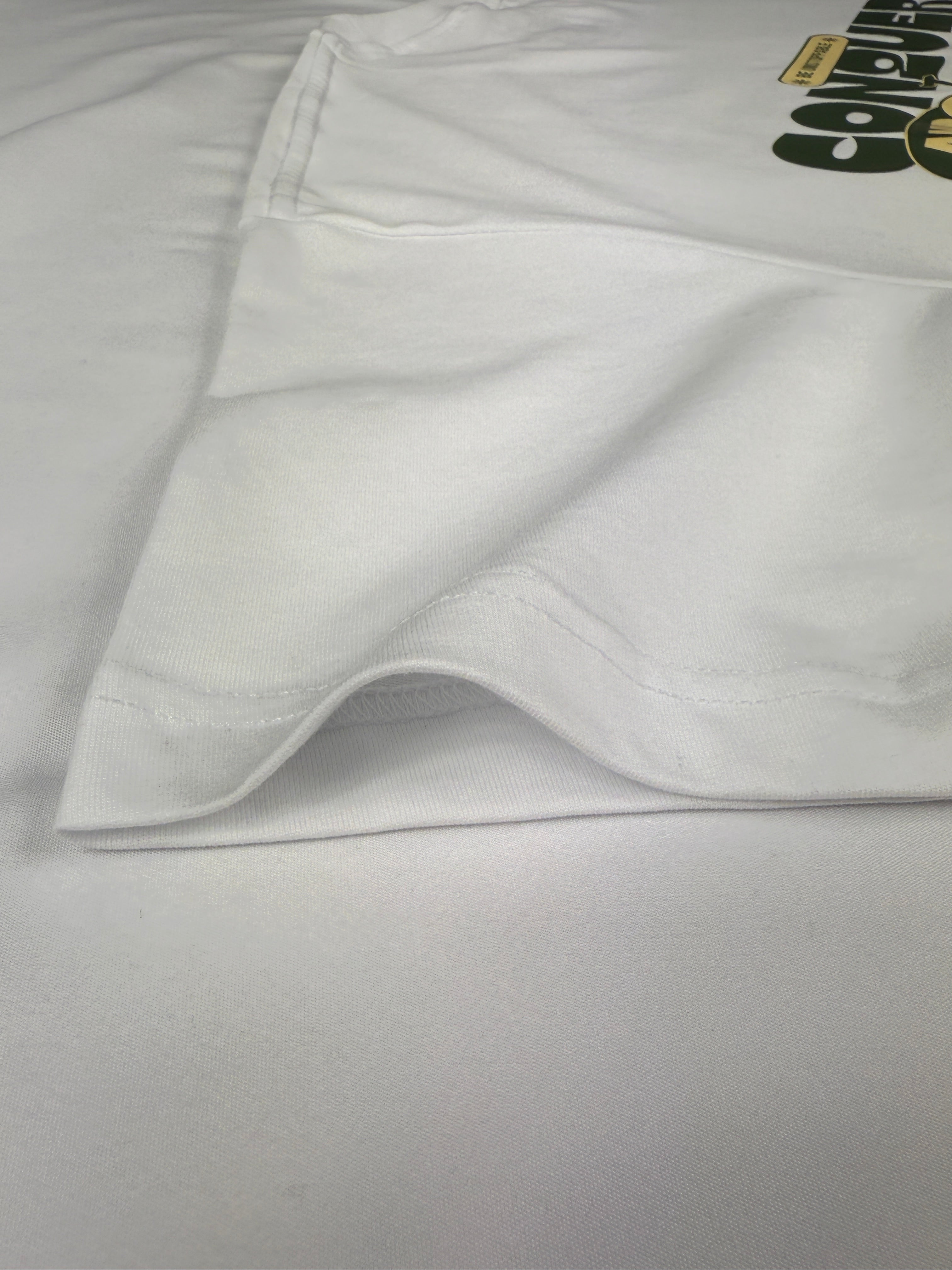 Oversized White 100% Cotton Tee - True. Design